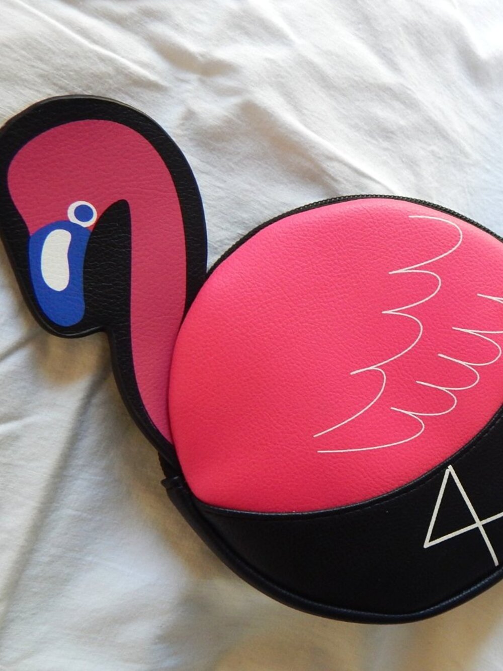 NWT Betsey Johnson Novelty Coin Purse - Luv Betsey - Pink & Black Design